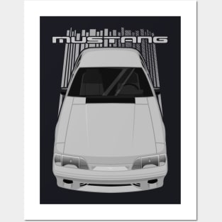 Mustang 1987 to 1993 Fox - Silver Posters and Art